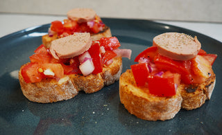 Bruschetta mit Happy Foie Amalfi Zitrone