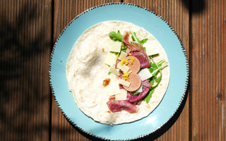 Piadina mit Happy Foie Amalfi Zitrone