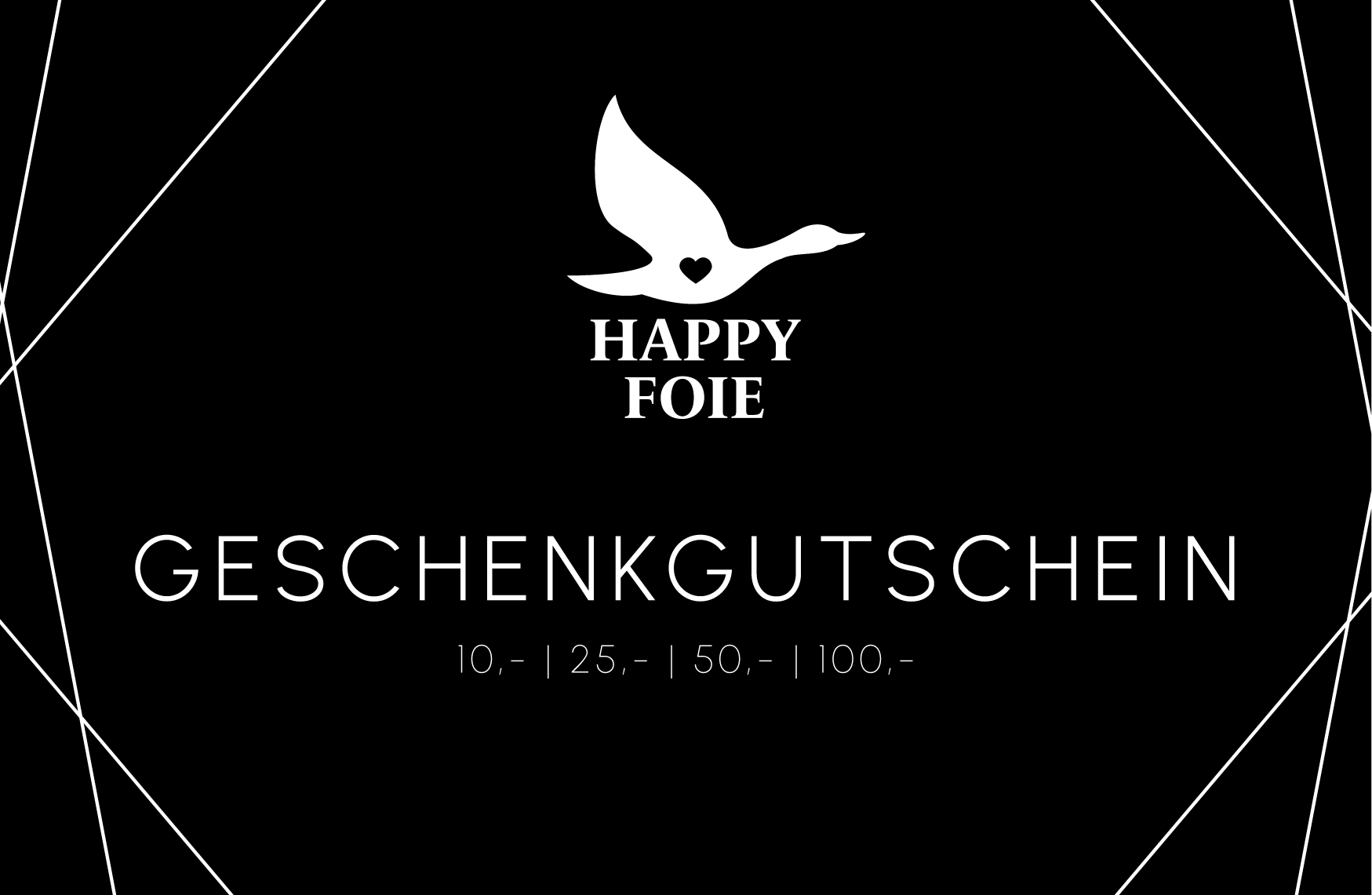 Happy Foie Geschenkgutschein - Happy Foie